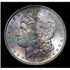 Image 2 : 1881-s Rainbow Toned Morgan Dollar $1 Grades Choice+ Unc