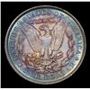 Image 3 : 1896-p Rainbow Toned Morgan Dollar $1 Grades Choice Unc
