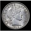 Image 2 : 1914-d Barber Dime 10c Grades Select+ Unc