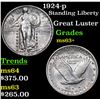 Image 1 : 1924-p Standing Liberty Quarter 25c Grades Select+ Unc