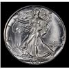 Image 2 : 1941-s Walking Liberty Half Dollar 50c Grades Choice+ Unc