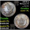 Image 1 : 1878-s Morgan Dollar $1 Grades Choice Unc+ PL