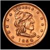 Image 2 : 1864 Turban Liberty Civil War Token 1c Grades Select+ Unc RB