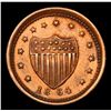 Image 3 : 1864 Turban Liberty Civil War Token 1c Grades Select+ Unc RB