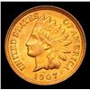Image 2 : 1907 Indian Cent 1c Grades Choice+ Unc RD
