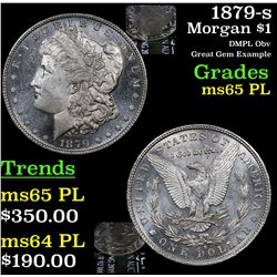 1879-s Morgan Dollar $1 Grades GEM Unc PL