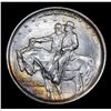 Image 2 : 1925 Stone Mountain Old Commem Half Dollar 50c Grades GEM+ Unc