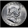 Image 2 : 1952-s Franklin Half Dollar 50c Grades Select Unc+ FBL