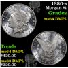 Image 1 : 1880-s Morgan Dollar $1 Grades Choice Unc DMPL
