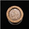 Image 2 : Mixed small cents 1c orig shotgun roll, 1917-d Wheat Cent, 1892 Indian Cent other end