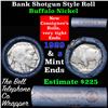 Image 1 : Buffalo Nickel Shotgun Roll in Old Bank Style  'Bell Telephone' Wrapper 1929 & s Mint Ends