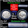 Image 1 : Buffalo Nickel Shotgun Roll in Old Bank Style 'Bell Telephone'  Wrapper 1926 & d Mint Ends
