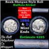 Image 1 : Buffalo Nickel Shotgun Roll in Old Bank Style 'Bell Telephone'  Wrapper 1924 & d Mint Ends