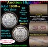 Image 1 : ***Auction Highlight*** Full solid Much Better date 1900-s Morgan silver dollar roll, 20 coins (fc)