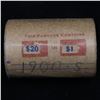 Image 4 : ***Auction Highlight*** Full solid Much Better date 1900-s Morgan silver dollar roll, 20 coins (fc)