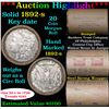 Image 1 : ***Auction Highlight*** Full solid Key date 1892-s Morgan silver dollar roll, 20 coins (fc)