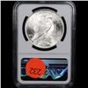 Image 3 : NGC 1923-p Peace Dollar $1 Graded ms63 By NGC