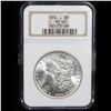 Image 2 : NGC 1884-o Morgan Dollar $1 Graded ms63 By NGC