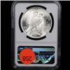 Image 3 : NGC 1922-p Peace Dollar $1 Graded ms64+ By NGC