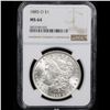 Image 2 : NGC 1885-o Morgan Dollar $1 Graded ms64 By NGC