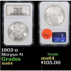 NGC 1902-o Morgan Dollar $1 Graded ms64 By NGC