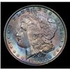 Image 2 : ***Auction Highlight*** 1886-p Rainbow Toned Morgan Dollar $1 Graded GEM+ Unc By USCG (fc)