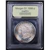 Image 4 : ***Auction Highlight*** 1886-p Rainbow Toned Morgan Dollar $1 Graded GEM+ Unc By USCG (fc)