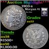***Auction Highlight*** 1903-s Morgan Dollar $1 Graded Select AU By USCG (fc)