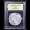 Image 4 : ***Auction Highlight*** 1928-p Peace Dollar $1 Graded Select+ Unc By USCG (fc)
