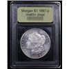 Image 4 : ***Auction Highlight*** 1897-p Morgan Dollar $1 Graded GEM+ DMPL By USCG (fc)