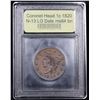 Image 4 : ***Auction Highlight*** 1820 N-13 Large Date Coronet Head Large Cent 1c Graded Choice Unc BN By USCG