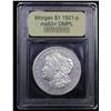 Image 4 : ***Auction Highlight*** 1921-p Morgan Dollar $1 Graded Select Unc+ DMPL By USCG (fc)