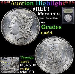 ***Auction Highlight*** 1880-o Vam 1e Spiked Wing Morgan Dollar $1 Graded Choice Unc By USCG (fc)
