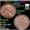 ***Auction Highlight*** 1914-d Lincoln Cent 1c Graded xf+ By USCG (fc)