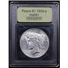 Image 4 : ***Auction Highlight*** 1934-p Peace Dollar $1 Graded Choice+ Unc By USCG (fc)