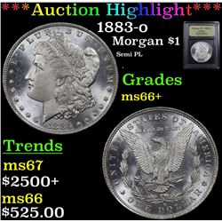 ***Auction Highlight*** 1883-o Morgan Dollar $1 Graded GEM++ Unc By USCG (fc)