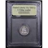 Image 4 : ***Auction Highlight*** 1850-p f-108a Seated Liberty Dime 10c Graded Choice Unc By USCG (fc)
