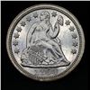 Image 6 : ***Auction Highlight*** 1850-p f-108a Seated Liberty Dime 10c Graded Choice Unc By USCG (fc)