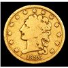 Image 2 : ***Auction Highlight*** 1836 Block 8 Hm-7 Classic Head Gold 2.5 Graded vg+ By USCG (fc)