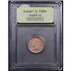 Image 4 : ***Auction Highlight*** 1894 Indian Cent 1c Graded Choice Unc RD By USCG (fc)
