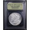Image 4 : ***Auction Highlight*** 1887-s /s Vam 2a Top 100 Morgan Dollar $1 Graded Select Unc By USCG (fc)