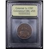 Image 4 : ***Auction Highlight*** 1787 Conneticut Draped Bust Left Colonial Cent 1c Graded vf++ By USCG (fc)