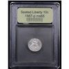 Image 4 : ***Auction Highlight*** 1887-p Seated Liberty Dime 10c Graded GEM Unc By USCG (fc)