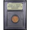 Image 4 : ***Auction Highlight*** 1869 /69 FS-303 Snow 4 Indian Cent 1c Graded Choice+ Unc RD By USCG (fc)