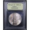 Image 4 : ***Auction Highlight*** 1884-cc Rainbow Toned Morgan Dollar $1 Graded Choice+ Unc By USCG (fc)