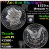 ***Auction Highlight*** 1879-s Morgan Dollar $1 Graded GEM++ PL By USCG (fc)