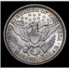 Image 3 : ***Auction Highlight*** 1916-d Rainbow Rim Toned Barber Quarter 25c Graded Choice Unc By USCG (fc)