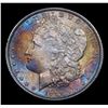Image 2 : ***Auction Highlight*** 1889-p Rainbow Toned Morgan Dollar $1 Graded GEM+ Unc By USCG (fc)