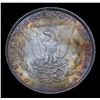 Image 3 : ***Auction Highlight*** 1889-p Rainbow Toned Morgan Dollar $1 Graded GEM+ Unc By USCG (fc)