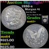 Image 1 : ***Auction Highlight*** 1886-s Morgan Dollar $1 Graded Select+ Unc By USCG (fc)